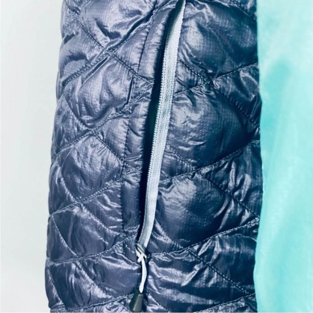 The North Face teal/navy blue primaloft waterproof jacket size small - Picture 9 of 12